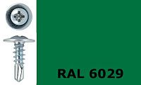 Саморез-клоп с буром 4,2х19 окрашенный, RAL 6029 (мятно-зелёный) Саморез-клоп с буром 4,2х19 окрашенный, RAL 6029 (мятно-зелёный)