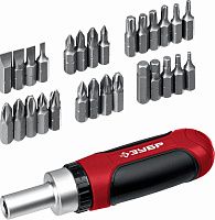 Отвертка реверсивная с битами SL, PH, PZ, TX, HEX ЗУБР Мастер 25040, 29 предметов в кейсе Отвертка реверсивная с битами SL, PH, PZ, TX, HEX ЗУБР Мастер 25040, 29 предметов в кейсе