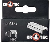 Скобы для степлера 6 мм тип 53 Krotec 4302001, 1000 шт Скобы для степлера 6 мм тип 53 Krotec 4302001, 1000 шт