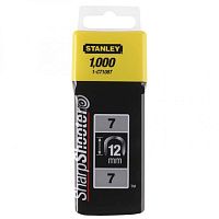 Скобы для степлера 12 мм, тип 7 STANLEY 1-CT108T, 1000 шт Скобы для степлера 12 мм, тип 7 STANLEY 1-CT108T, 1000 шт
