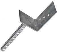 Основание колонны бруса L-образное OKB СПК 84х335х130, оцинкованная сталь Основание колонны бруса L-образное OKB СПК 84х335х130, оцинкованная сталь