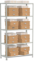 Стеллаж металлический до 100 кг, 5 полок Металл-завод СТФЛ 1045-2,0 2000х1000х400 мм Стеллаж металлический до 100 кг, 5 полок Металл-завод СТФЛ 1045-2,0 2000х1000х400 мм