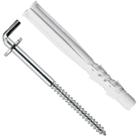 Дюбель с костылем 8х80 мм Pirat Longbird-L TOX, полиэтилен, 20 шт Дюбель с костылем 8х80 мм Pirat Longbird-L TOX, полиэтилен, 20 шт