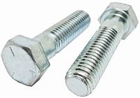 Болт дюймовый с неполной резьбой DIN 931 UNF 1/4-28 x 1 1/2 (38 мм), класс прочности 8.8 (Grade 5), оцинкованная сталь Болт дюймовый с неполной резьбой DIN 931 UNF 1/4-28 x 1 1/2 (38 мм), класс прочности 8.8 (Grade 5), оцинкованная сталь