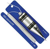 Отвес 400 г хромированный с плетёным шнуром 5 м Stayer Profi 2-06352-40 Отвес 400 г хромированный с плетёным шнуром 5 м Stayer Profi 2-06352-40