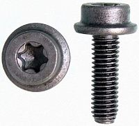 Винт М5х0,8х16 мм с цилиндрической головкой с фланцем K2250 Винт М5х0,8х16 мм с цилиндрической головкой с фланцем K2250