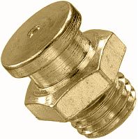 Пресс-масленка плоская М10х1 DIN 3404, латунь Пресс-масленка плоская М10х1 DIN 3404, латунь