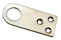 Ушко для замка прямое 70х30 мм  анодированное Ушко для замка прямое 70х30 мм  анодированное