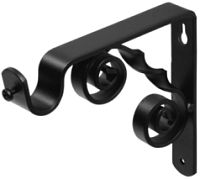 Кронштейн для карниза однорядный винтаж D20 120 мм, модель 1, цвет в ассортименте Кронштейн для карниза однорядный винтаж D20 120 мм, модель 1, цвет в ассортименте