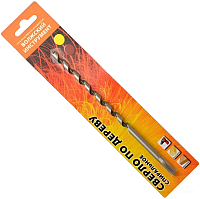 Сверло по дереву спиральное 6х230/160 мм Волжский инструмент 1011018, в упаковке Сверло по дереву спиральное 6х230/160 мм Волжский инструмент 1011018, в упаковке