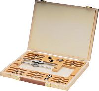 Резьбонарезной набор UNC №5-№12 115CrV3 Bucovice 315000, крупная дюймовая резьба, 22 предмета Резьбонарезной набор UNC №5-№12 115CrV3 Bucovice 315000, крупная дюймовая резьба, 22 предмета