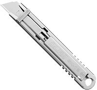 Нож с трапециевидным лезвием и возвратной пружиной 17,5 мм OLFA OL-SK-12, нержавеющая сталь Нож с трапециевидным лезвием и возвратной пружиной 17,5 мм OLFA OL-SK-12, нержавеющая сталь