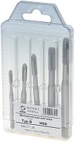 Набор метчиков машинных М5-М12 HSS Bucovice 102012, 5 предметов Набор метчиков машинных М5-М12 HSS Bucovice 102012, 5 предметов