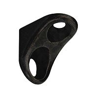 Полкодержатель с круглым и овальным отверстиями под саморез бронза, AL22 ZBR Полкодержатель с круглым и овальным отверстиями под саморез бронза, AL22 ZBR