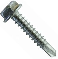 Саморез кровельный без шайбы 4,8х16 мм со сверлом №2 Daxmer 384379, оцинкованная сталь Саморез кровельный без шайбы 4,8х16 мм со сверлом №2 Daxmer 384379, оцинкованная сталь