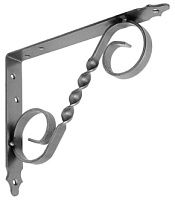 Кронштейн для полок фигурный 200х150 мм Домарт модель 4, без покрытия Кронштейн для полок фигурный 200х150 мм Домарт модель 4, без покрытия