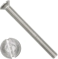 Винт потай с прямым шлицем М1,2х8 DIN 963 (ISO 2009), нержавеющая сталь А2 Винт потай с прямым шлицем М1,2х8 DIN 963 (ISO 2009), нержавеющая сталь А2