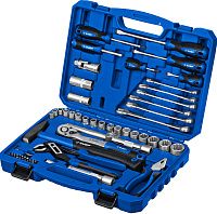 Набор инструмента универсальный ЗУБР Универсал-63 27670-Н58, 63 шт. Набор инструмента универсальный ЗУБР Универсал-63 27670-Н58, 63 шт.