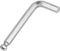 Ключ Г-образный сферический HEX2,5 длина 57/20 мм Wiha 396K 40403, сталь Cr-V Ключ Г-образный сферический HEX2,5 длина 57/20 мм Wiha 396K 40403, сталь Cr-V