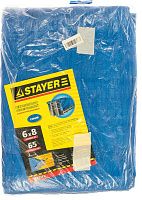 Тент-полотно 65 г/м2, 6х8 м универсальный водонепроницаемый STAYER Мастер 12560-06-08 Тент-полотно 65 г/м2, 6х8 м универсальный водонепроницаемый STAYER Мастер 12560-06-08