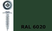 Саморез-клоп острый 4,2х19 окрашенный, RAL 6020 (хромовый зелёный) Саморез-клоп острый 4,2х19 окрашенный, RAL 6020 (хромовый зелёный)