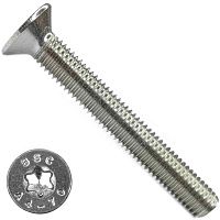 Винт с потайной головкой М5х20 и шлицем T25 DIN 7991 (ISO 10642), нержавеющая сталь А4  Винт с потайной головкой М5х20 и шлицем T25 DIN 7991 (ISO 10642), нержавеющая сталь А4