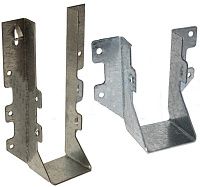 Опора бруса открытая "Американка" ПТ, горячий цинк Опора бруса открытая "Американка" ПТ, горячий цинк