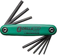 Складной набор ключей Torx (T9 - T40) GorillaGrip Bondhus 12634, 8 шт Складной набор ключей Torx (T9 - T40) GorillaGrip Bondhus 12634, 8 шт