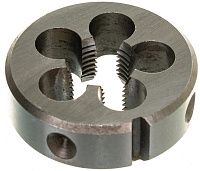 Плашка М18х2 мм D=45, точность 6h РИ, сталь Р6М5 Плашка М18х2 мм D=45, точность 6h РИ, сталь Р6М5