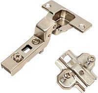 Петля мебельная вкладная 35 мм Hettich 953188, никелированная сталь Петля мебельная вкладная 35 мм Hettich 953188, никелированная сталь