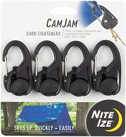 Карабин для натяжения веревок и шнуров Nite Ize CamJam NCJ-01-4R3, 4 шт Карабин для натяжения веревок и шнуров Nite Ize CamJam NCJ-01-4R3, 4 шт