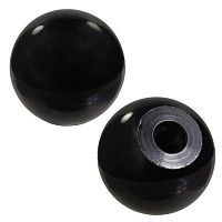 Ручка шаровая DIN 319 форма C, черный пластик Ручка шаровая DIN 319 форма C, черный пластик