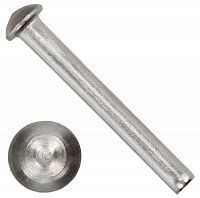 Заклепка под молоток с полукруглой головкой DIN 660, нержавеющая сталь А4 Заклепка под молоток с полукруглой головкой DIN 660, нержавеющая сталь А4