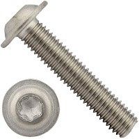 Винт М3х6 TORX10 с полукруглой головкой и фланцем DIN 7380-2, нержавеющая сталь А2 Винт М3х6 TORX10 с полукруглой головкой и фланцем DIN 7380-2, нержавеющая сталь А2