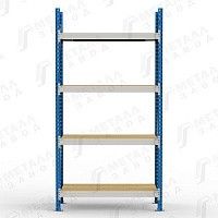 Стеллаж металлический 2500/1800/800 мм, Металл-завод SGR-V-ДСП1884-2.5 Стеллаж металлический 2500/1800/800 мм, Металл-завод SGR-V-ДСП1884-2.5