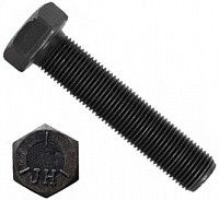 Болт дюймовый UNF 3/8-24 х 1 1/2 (38 мм) DIN 933, класс прочности 8.8 (Grade 5), оксидированный Болт дюймовый UNF 3/8-24 х 1 1/2 (38 мм) DIN 933, класс прочности 8.8 (Grade 5), оксидированный