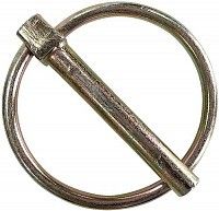 Шплинт быстросъемный с кольцом DIN 11023, оцинкованная сталь Шплинт быстросъемный с кольцом DIN 11023, оцинкованная сталь