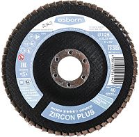 Диск лепестковый торцевой 125х22,2 мм K40 DRONCO Zircon Plus G-AZ 5242304100, циркониевый Диск лепестковый торцевой 125х22,2 мм K40 DRONCO Zircon Plus G-AZ 5242304100, циркониевый