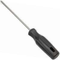 Отвертка крестовая PH2х100 мм Волжский Инструмент 5705044, черная ручка Отвертка крестовая PH2х100 мм Волжский Инструмент 5705044, черная ручка