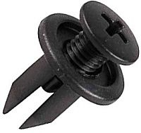 Клипса автомобильная с резьбовым штырьком 1453 Клипса автомобильная с резьбовым штырьком 1453