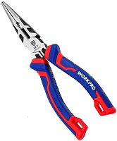 Длинногубцы 160 мм (6") Workpro WP231020, сталь Cr-V Длинногубцы 160 мм (6") Workpro WP231020, сталь Cr-V