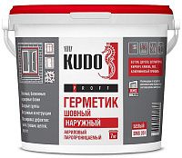 Герметик акриловый пароизоляционный наружный 7 кг KUDO PROFF SMS-351, белый Герметик акриловый пароизоляционный наружный 7 кг KUDO PROFF SMS-351, белый