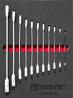 Набор ключей комбинированных трещоточных 8-24 мм Thorvik UTS11STE, 11 предметов Набор ключей комбинированных трещоточных 8-24 мм Thorvik UTS11STE, 11 предметов