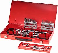 Набор метчиков и плашек М3-М12 HSS-G Ruko 245020, метрическая резьба, 37 предметов Набор метчиков и плашек М3-М12 HSS-G Ruko 245020, метрическая резьба, 37 предметов