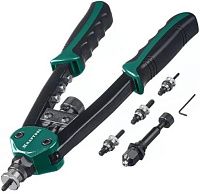 Заклепочник Combo2-M10 на 2 вида заклёпок с оснасткой М6 - М10 и 3,2 - 6,4 мм Kraftool 31181, в кейсе Заклепочник Combo2-M10 на 2 вида заклёпок с оснасткой М6 - М10 и 3,2 - 6,4 мм Kraftool 31181, в кейсе