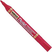 Перманентный маркер 2 мм Pentel N850-B, красный  Перманентный маркер 2 мм Pentel N850-B, красный