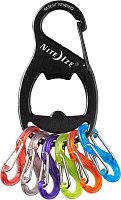 Брелок для ключей с открывашкой Nite Ize KeyRack Bottle Opener KRB2-01-R6, черный Брелок для ключей с открывашкой Nite Ize KeyRack Bottle Opener KRB2-01-R6, черный