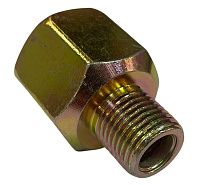 Штуцер-переходник внутренний М22/внешний М16, желтый цинк Штуцер-переходник внутренний М22/внешний М16, желтый цинк