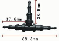 Автомобильный соединитель трубок 411, универсальный Автомобильный соединитель трубок 411, универсальный