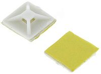 Площадка 20х20 для хомутов самоклеющаяся (100) EKF Площадка 20х20 для хомутов самоклеющаяся (100) EKF